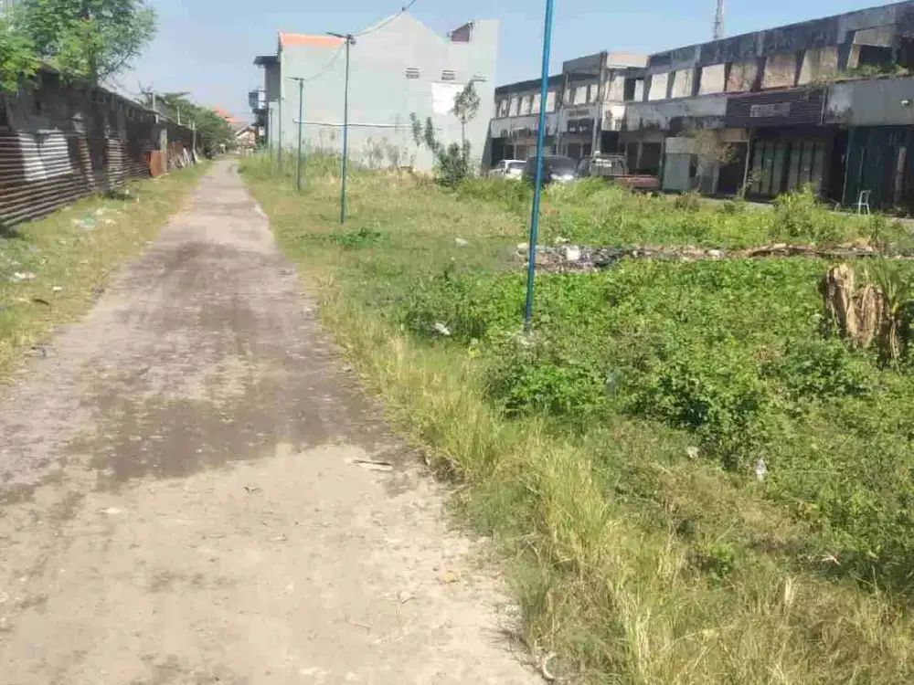 Lahan usaha luas 108 m2 harga 450 juta, 2 menit dari Perumahan Deltasari, Waru, Sidoarjo