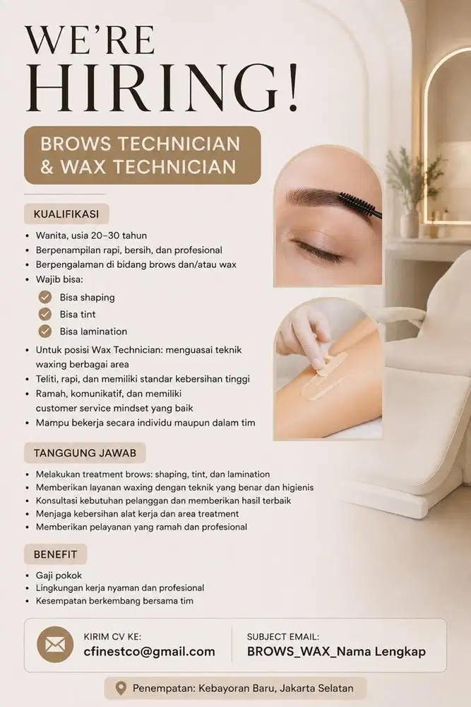 LOKER BROWS & WAX TECHNICIAN