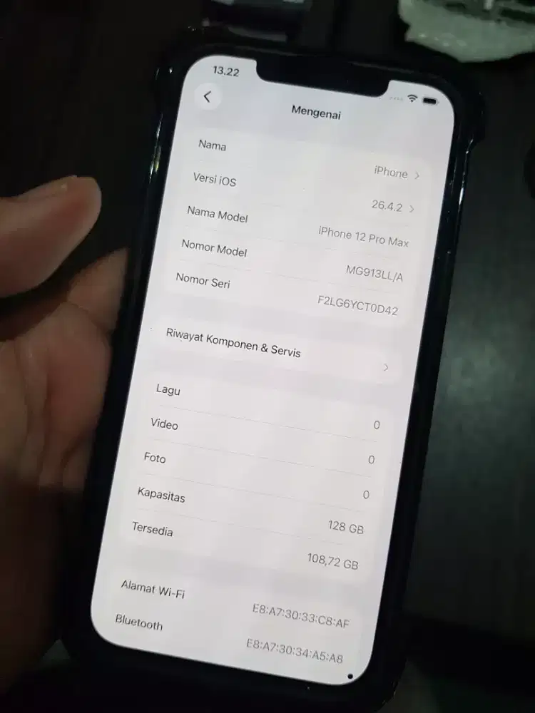 Iphone 12 pro max 128GB inter