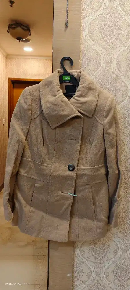 Debenhams Collection Coat Wanita Beige Elegan