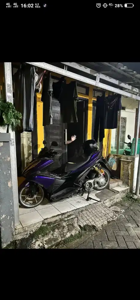 Aerox abs 2019 hitam dof