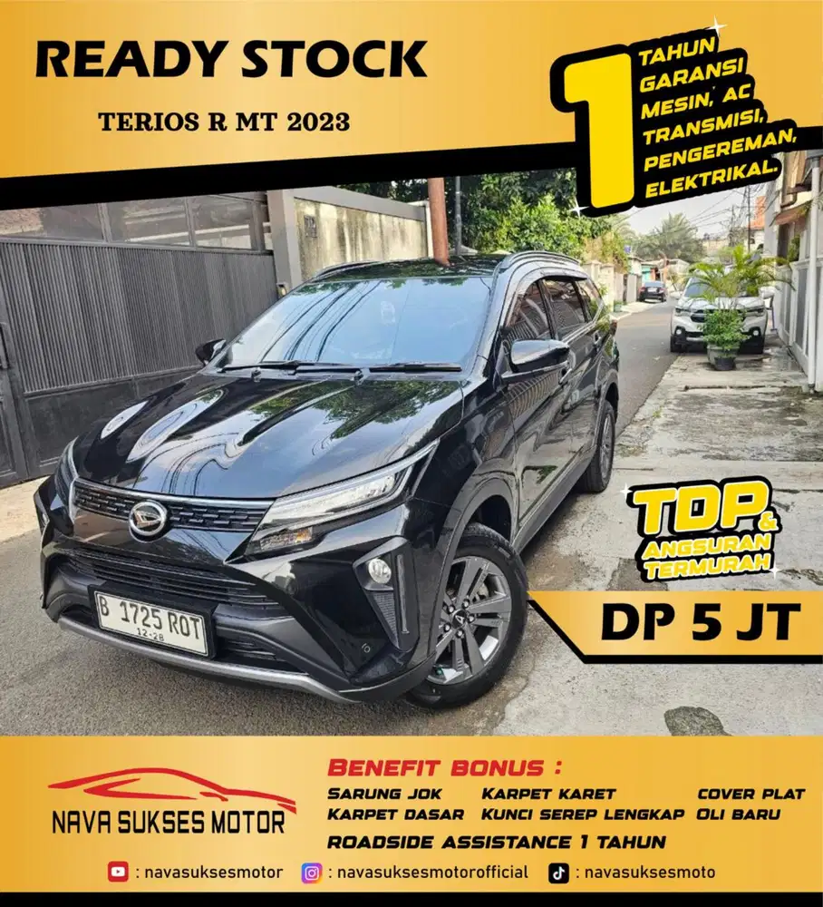 TDP 5 JUTA - TERIOS R MT 2023