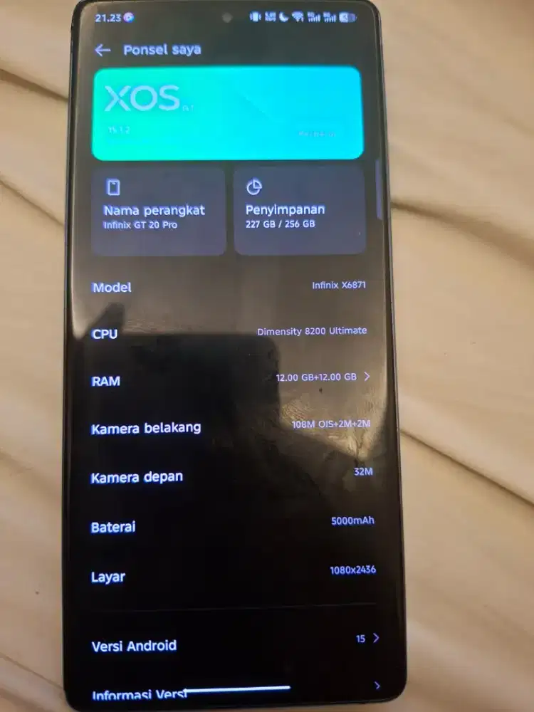 INFINIX GT 20 PRO ALL AMAN 2,5