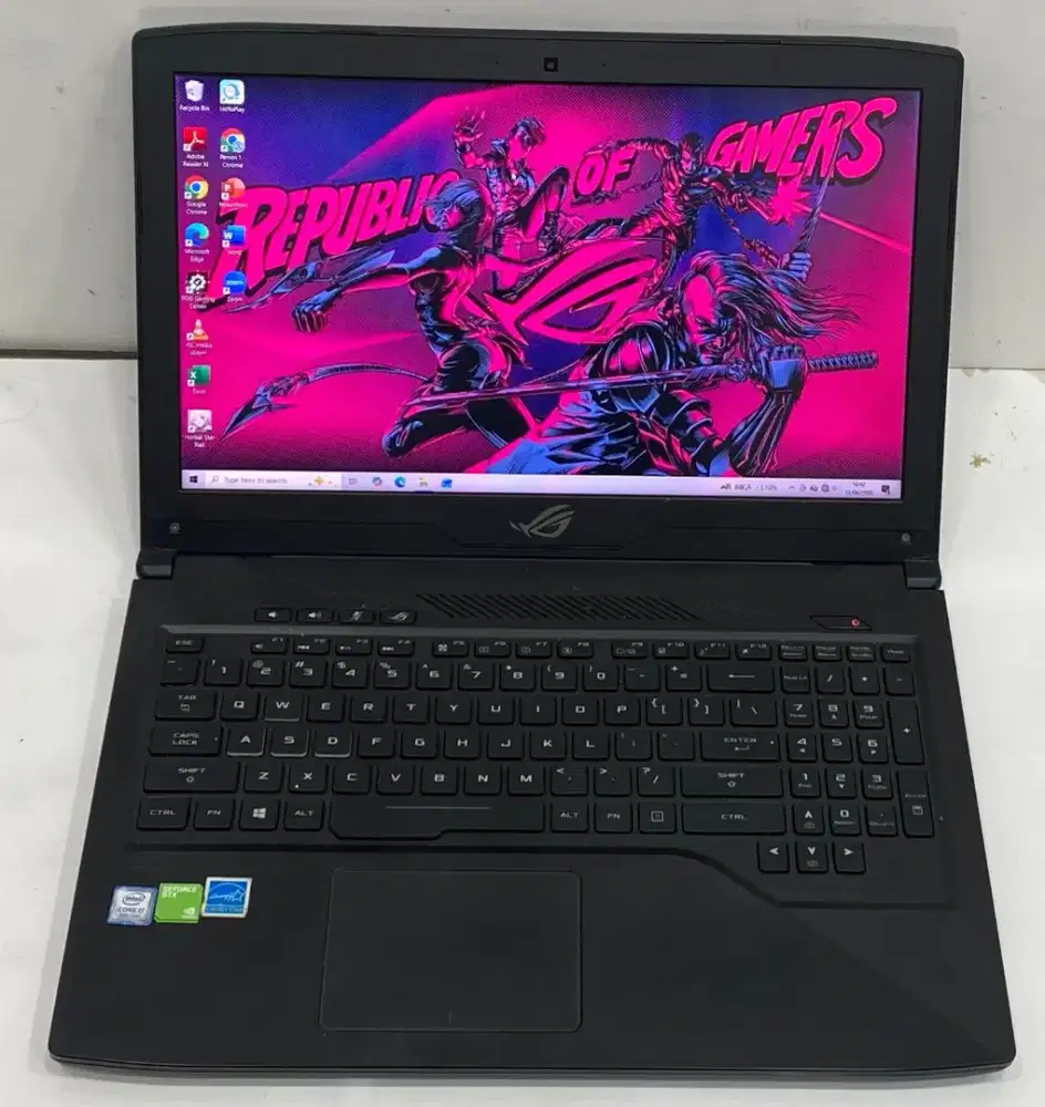 Murah Laptop Asus Rog Strix 15 GL503GE core i7 gen 8 Ram 16gb/256gb