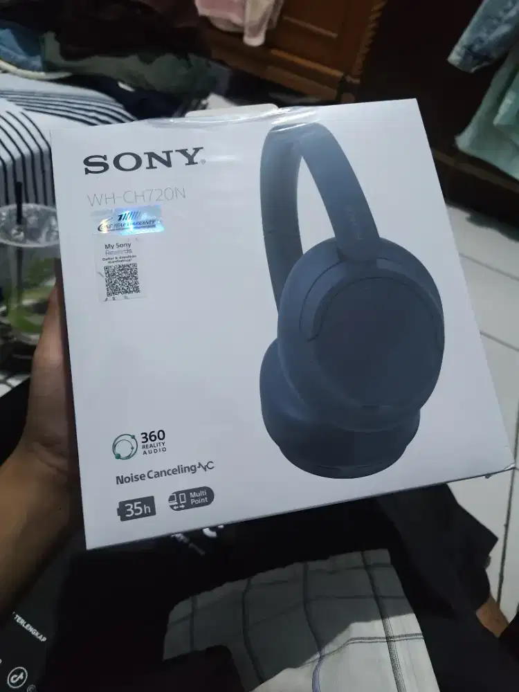 Sony WH-CH720N Blue BNOB Resmi Sony headphone Alt XB MDR WH 1000xm6 5