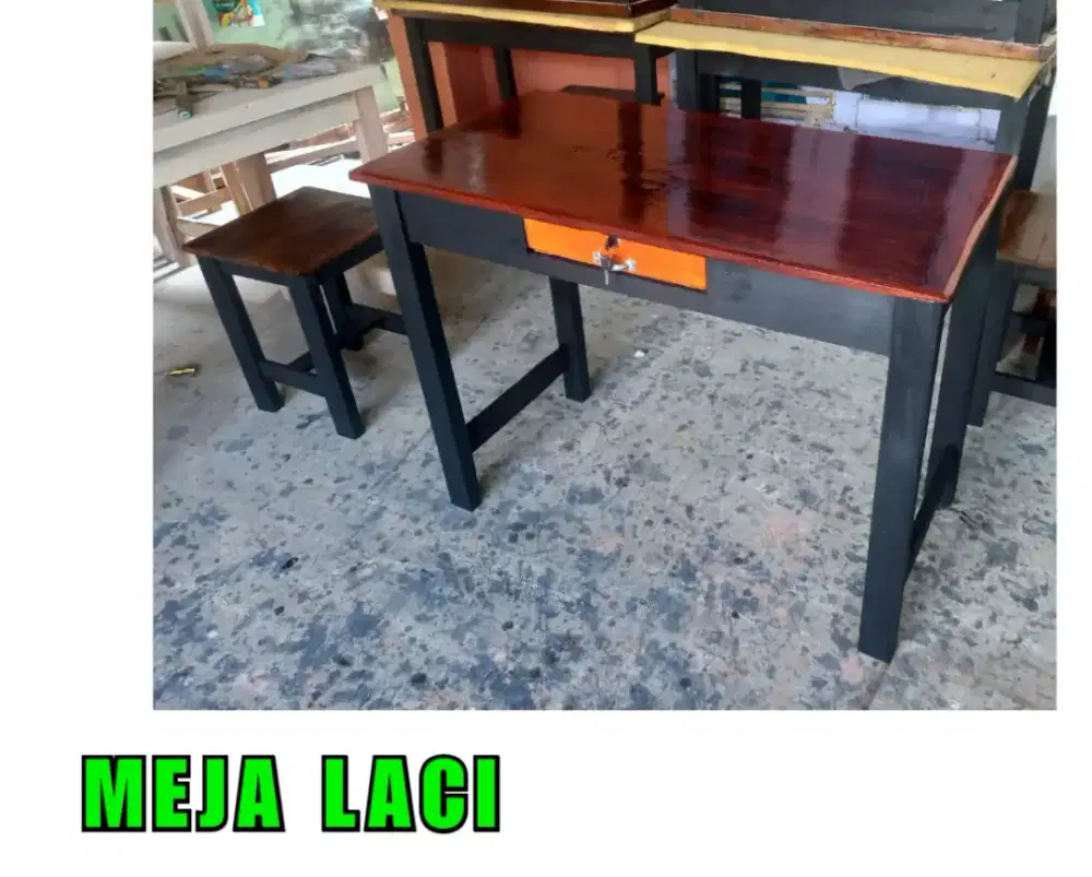 Meja laci kasir, meja usaha komputer, meja warung makan