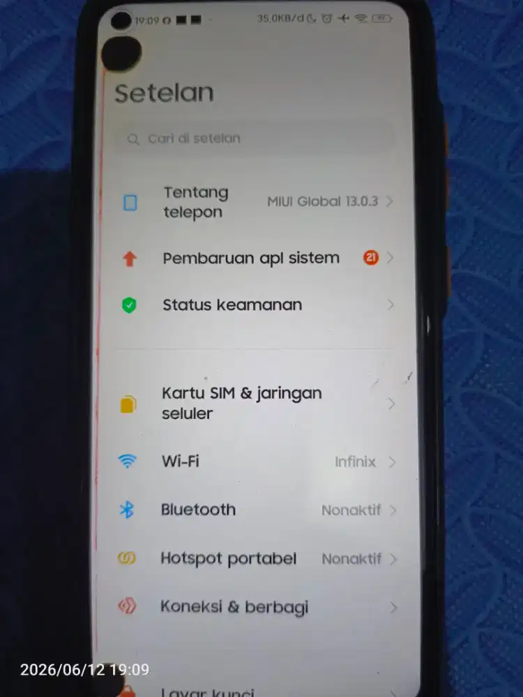 Redmi Note 9 Ram 4