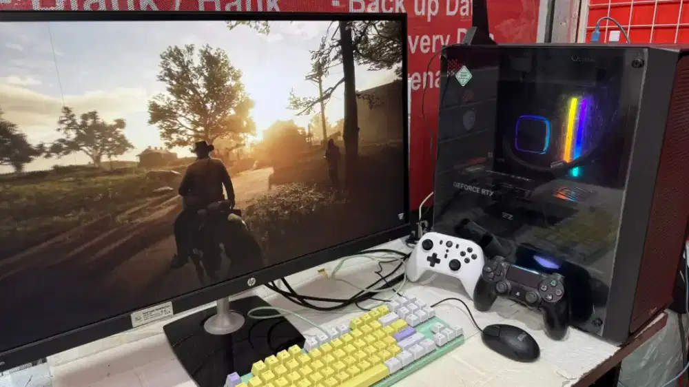 Pc Gaming Rakitan Ryzen 7-7800X3D Rtx 5060Ti(16gb Ddr7) Ram 32gb