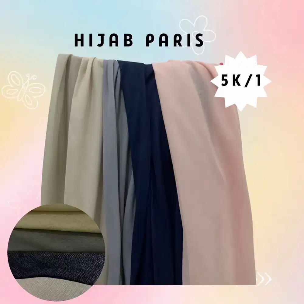 preloved hijab (set and one)