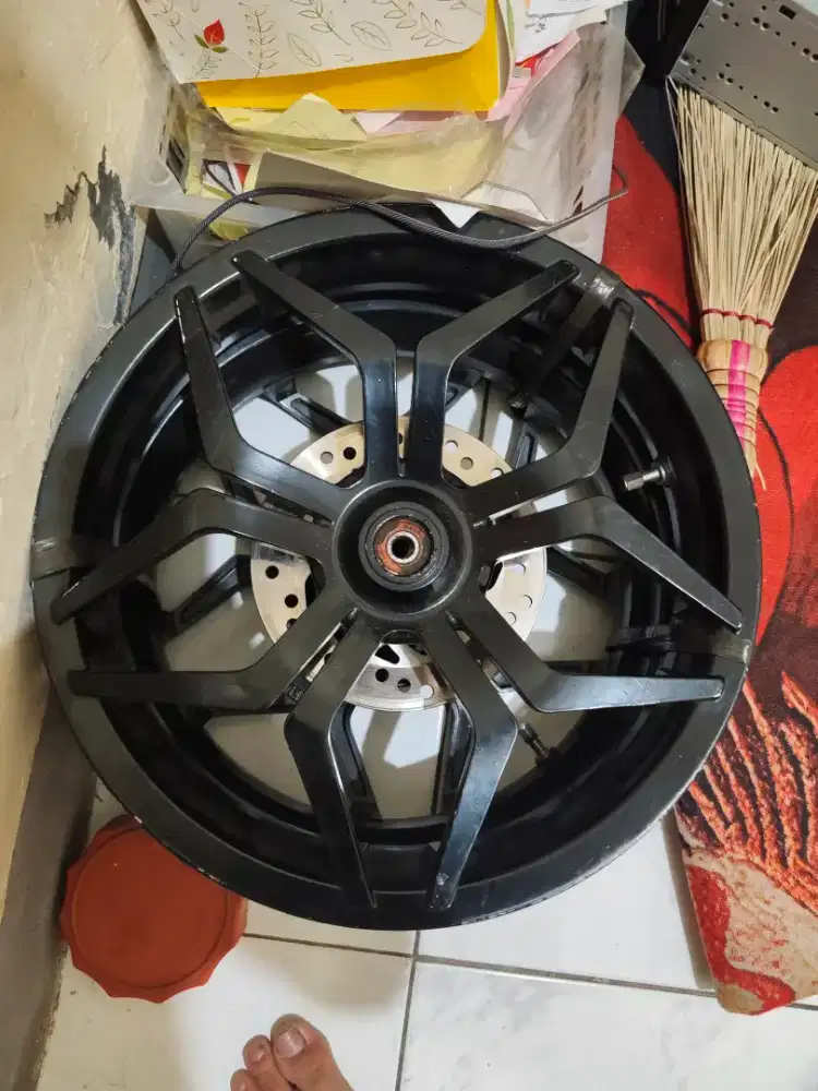 VELG POWER R14 HITAM LABA2