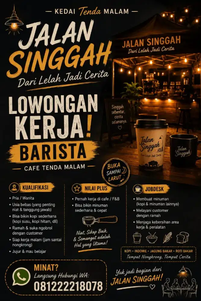Lowongan Kerja Barista