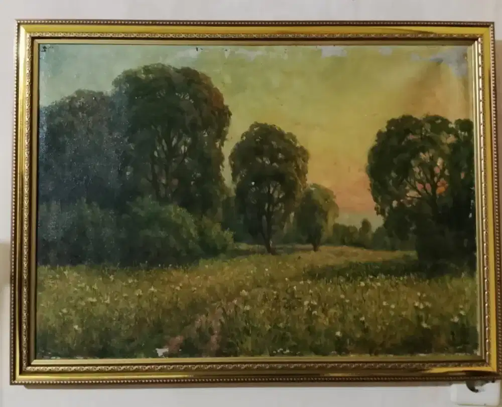 Lukisan Rusia Vintage 1991