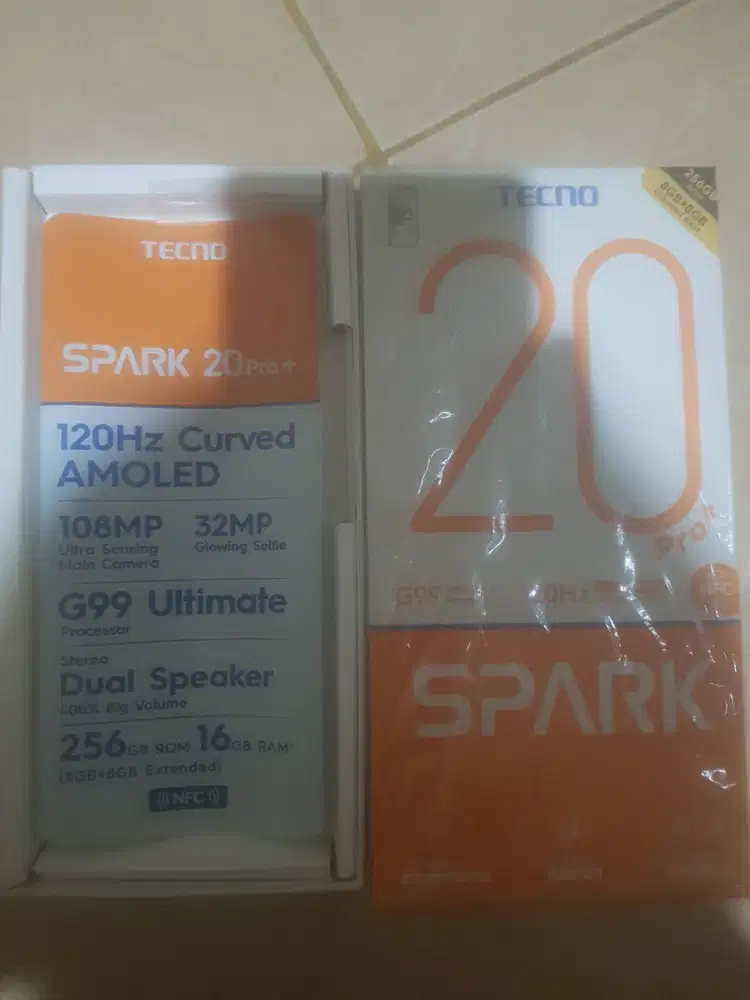 Tecno Spark 20 Pro + 8+8 256GB ( White )