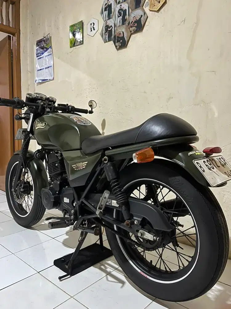 VIAR VINTECH 200cc 2019 MOTOR JAPSTYLE/CAFERACER ORIGINAL PABRIK