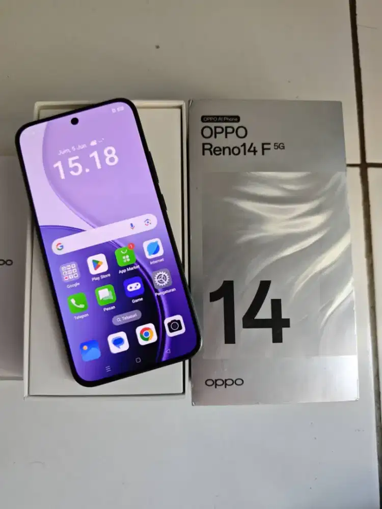 Oppo Reno 14F 12/256 5G Mulus Fullset
