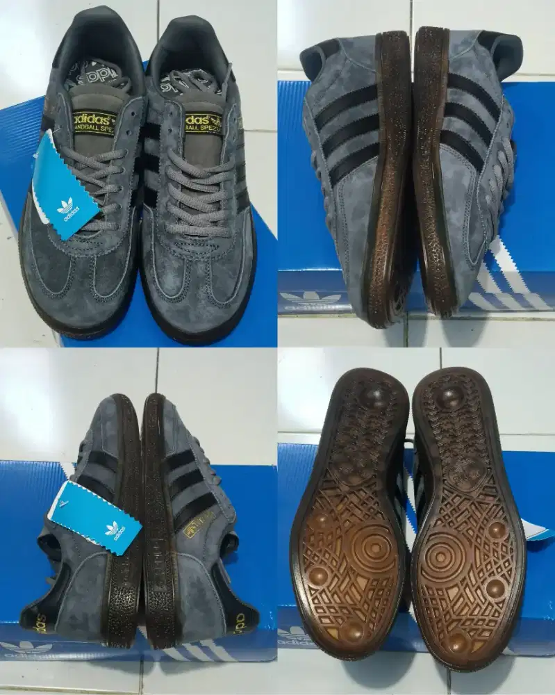 Adidas Spezial Grey And Black (Baru)