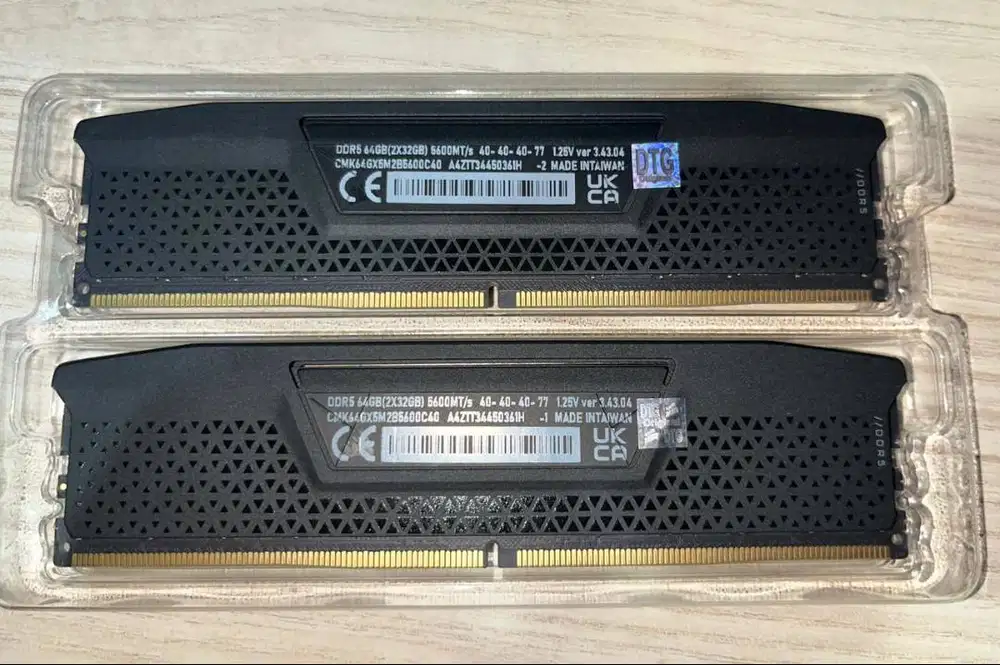 RAM CORSAIR VENGEANCE DDR5 64GB (2x32) 5600Mhz CMK64GX5M2B5600C40