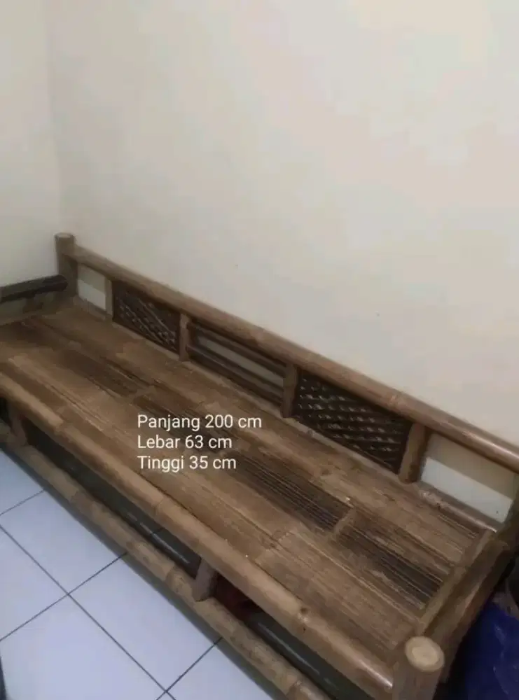 Jual Bangku rotan & bangku kayu tebak