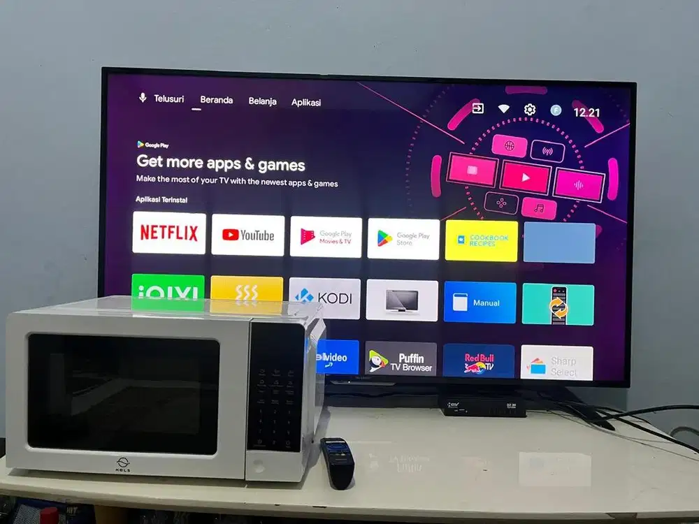 Tv sharp aquos+ microwave