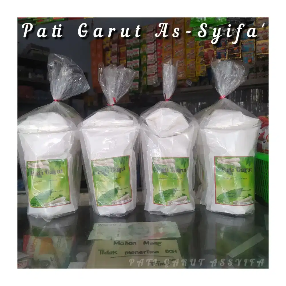 Tepung Pati Garut 100% Asli