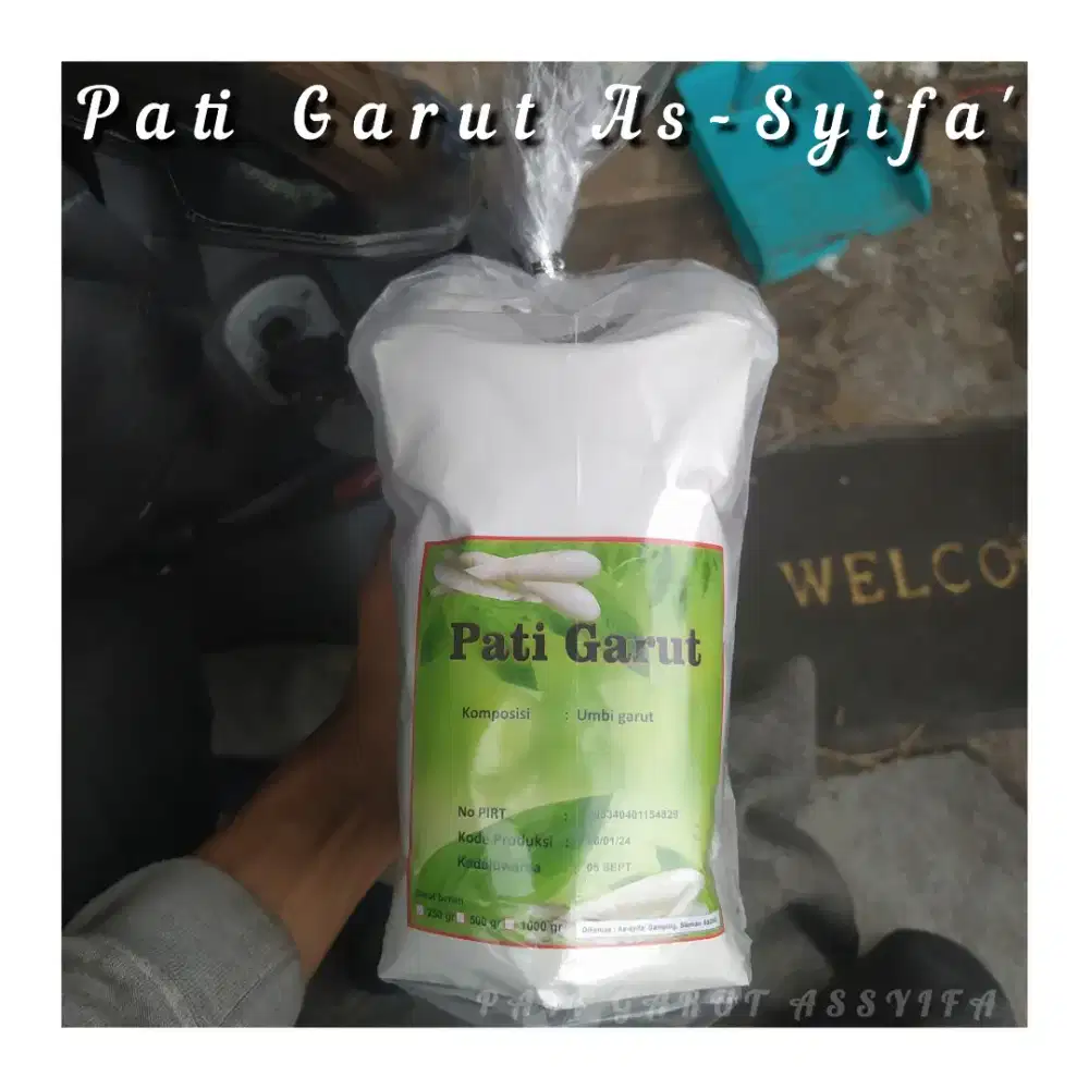 Tepung Pati Garut 100% Asli