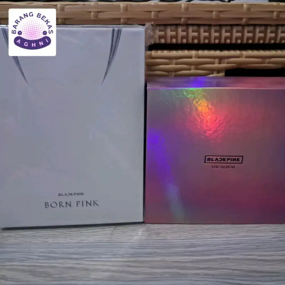 Bundle Album Blackpink : The Album & Born Pink like new