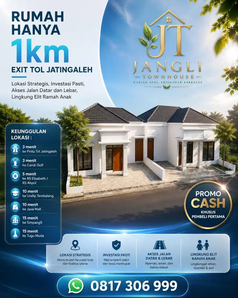 Rumah semarang kota candisari jatingaleh gombel Strategis Jalan Lebar