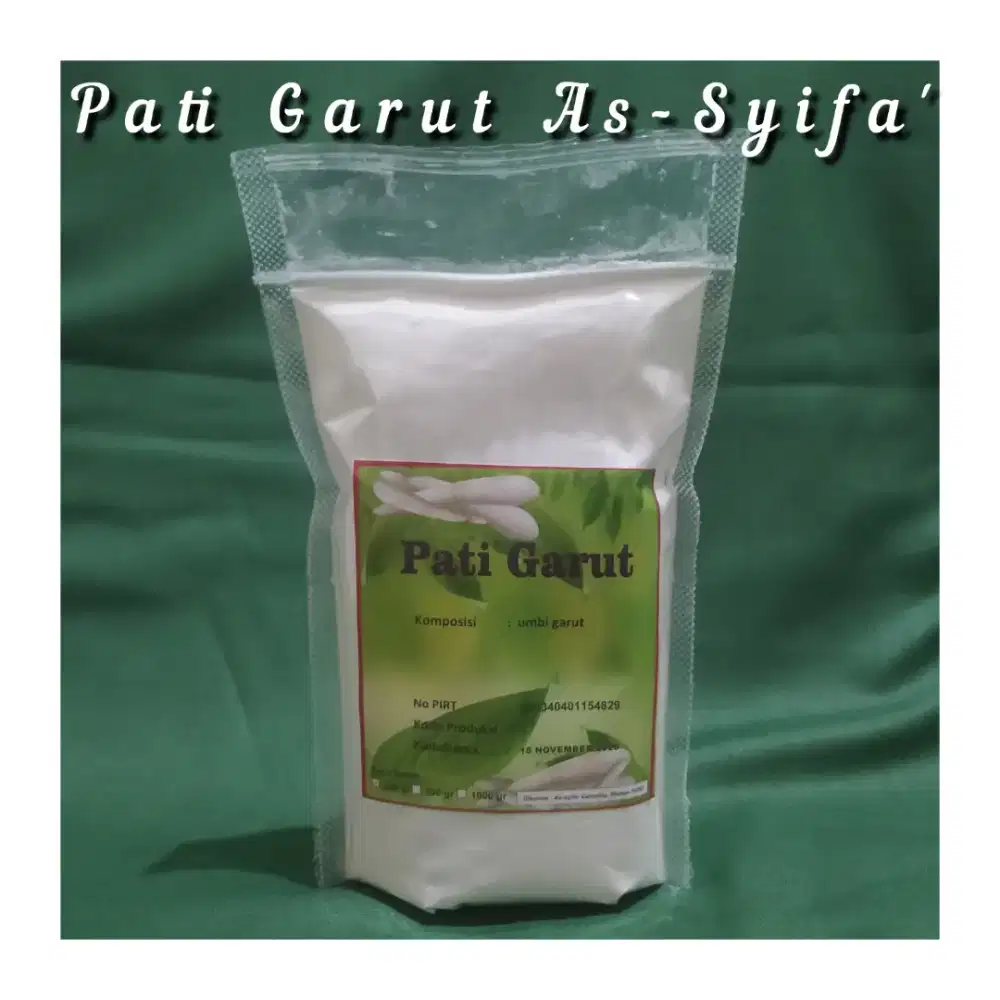 Tepung Pati Garut 100% Asli