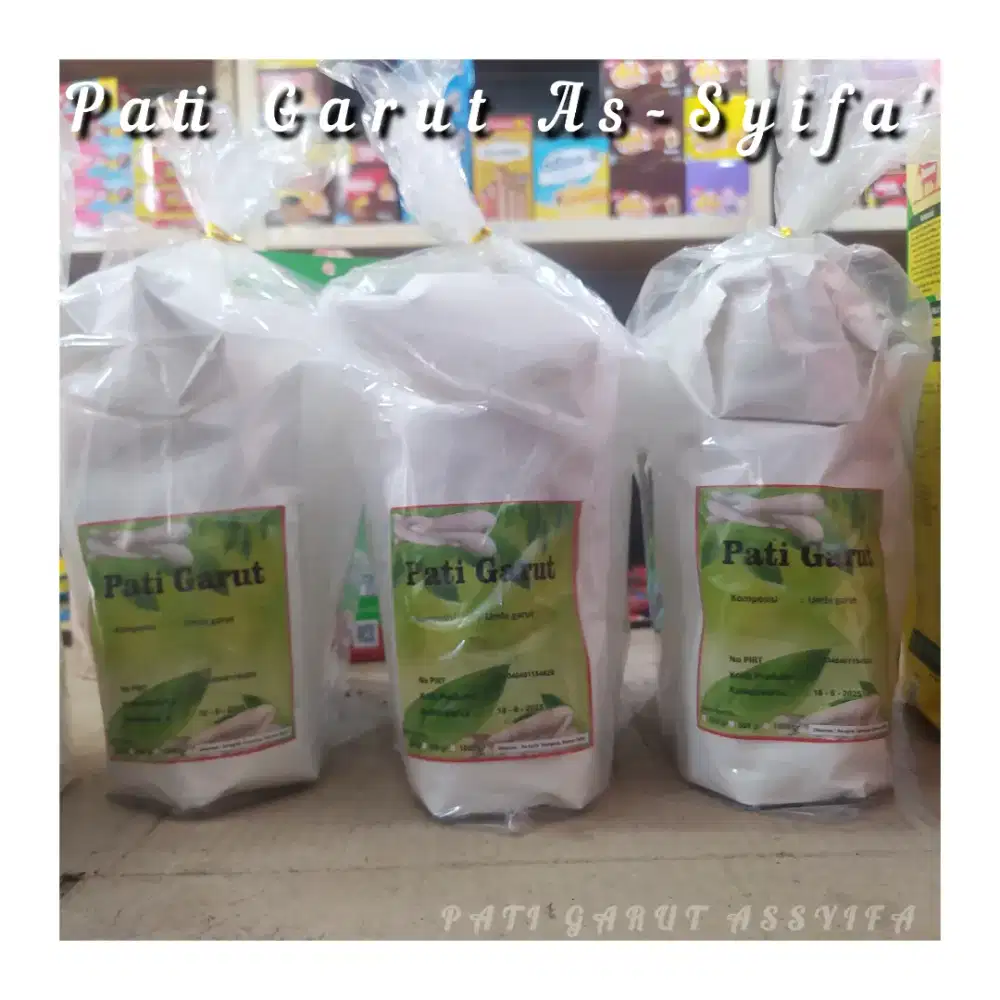 Tepung Pati Garut 100% Asli