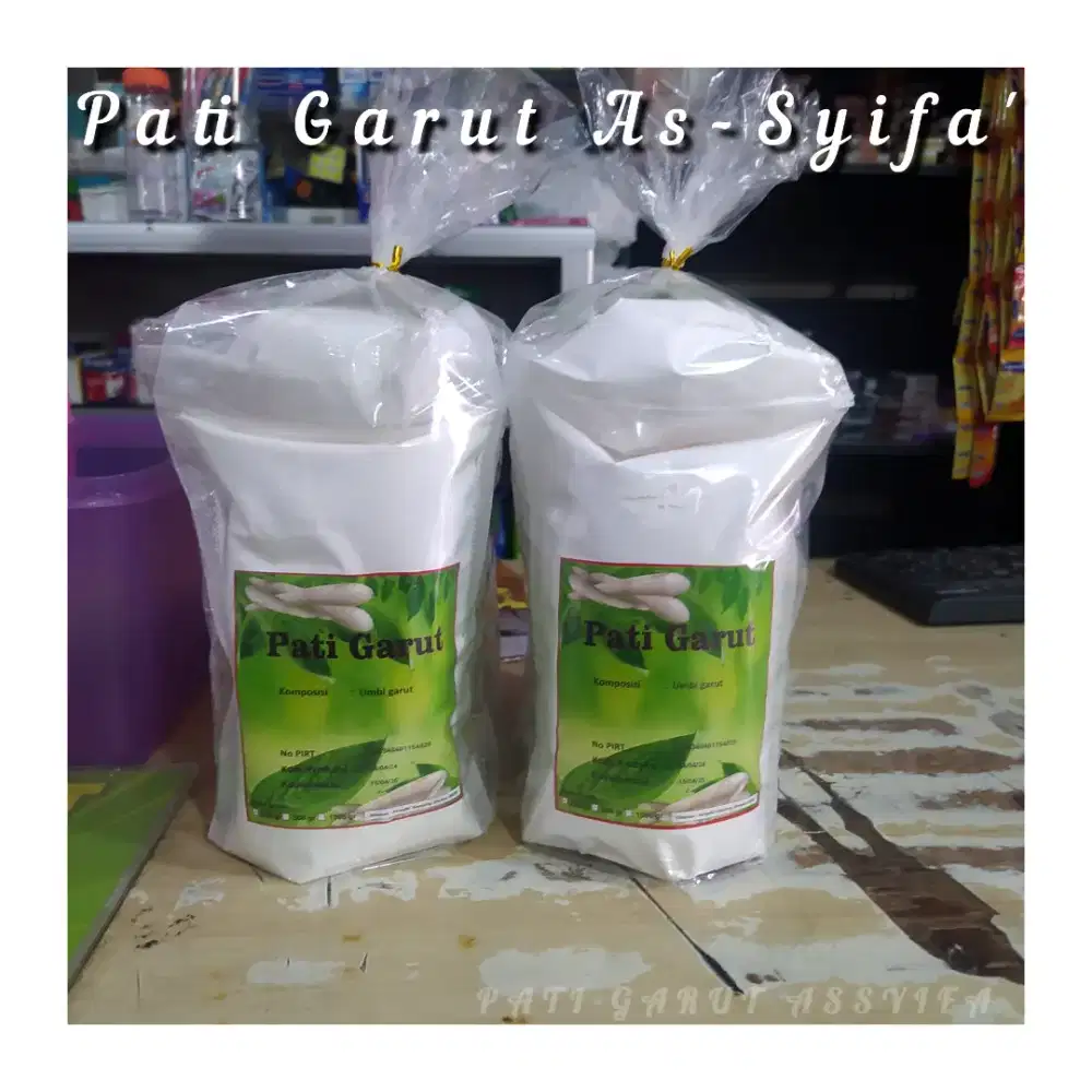 Tepung Pati Garut 100% Asli