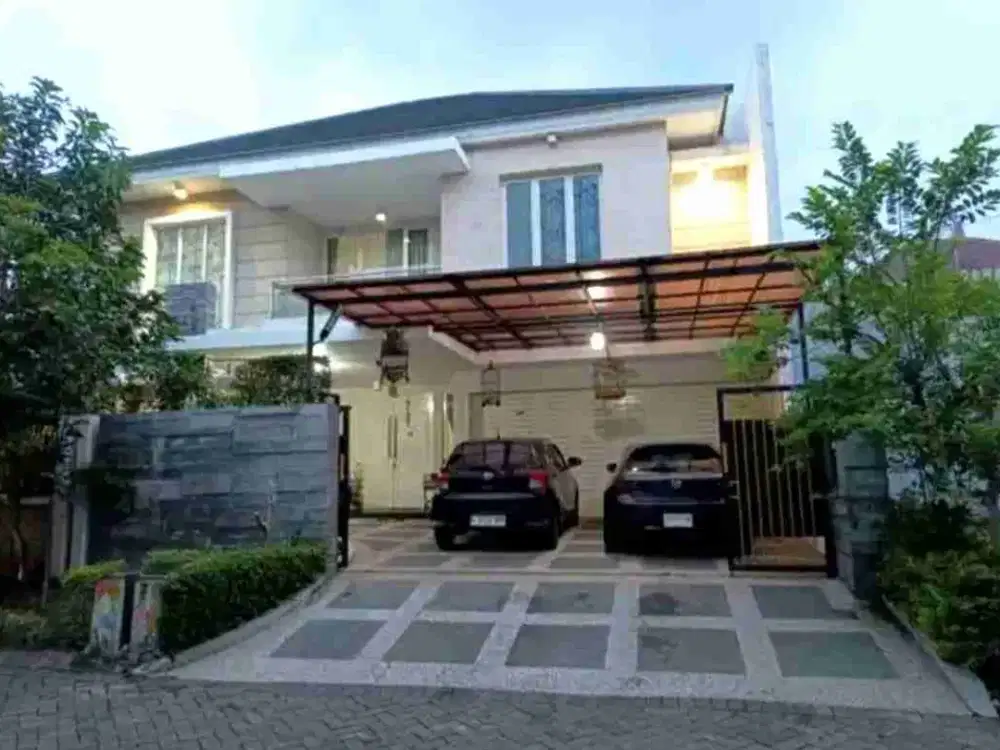 Jual Rumah Pakuwon Indah Villa Valensia Hook Bonus Perabotan Surabaya Barat