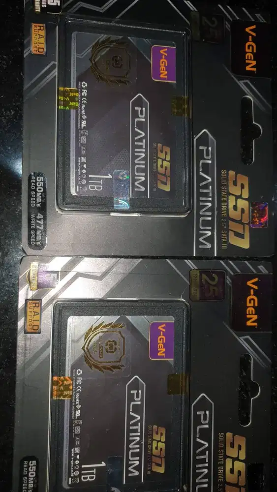SSD VGEN 1 Tera Platinum new