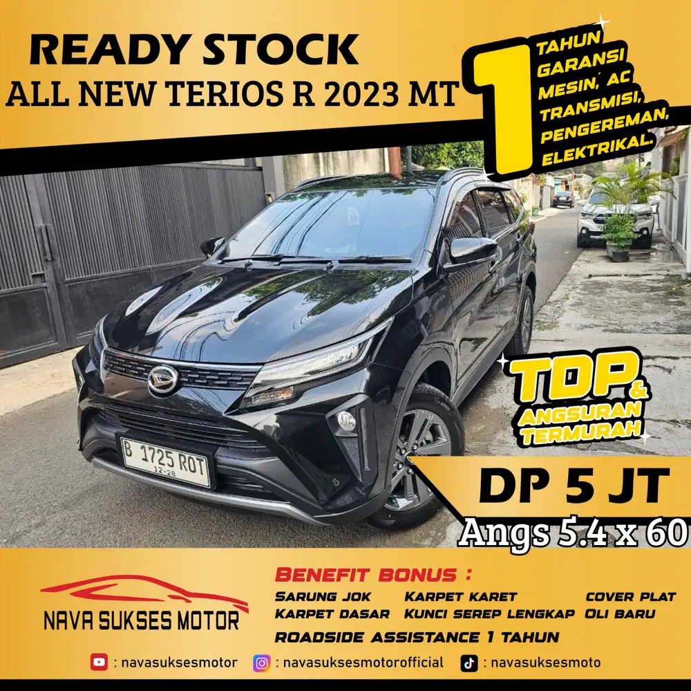 TDP 5Jt Angs Termurah All New Terios R 2023 Manual Hitam LowKm LikeNew