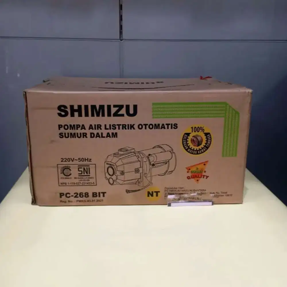 Pompa Air Shimizu PC 268 BIT Sumur Dalam Baru bukan bekas second