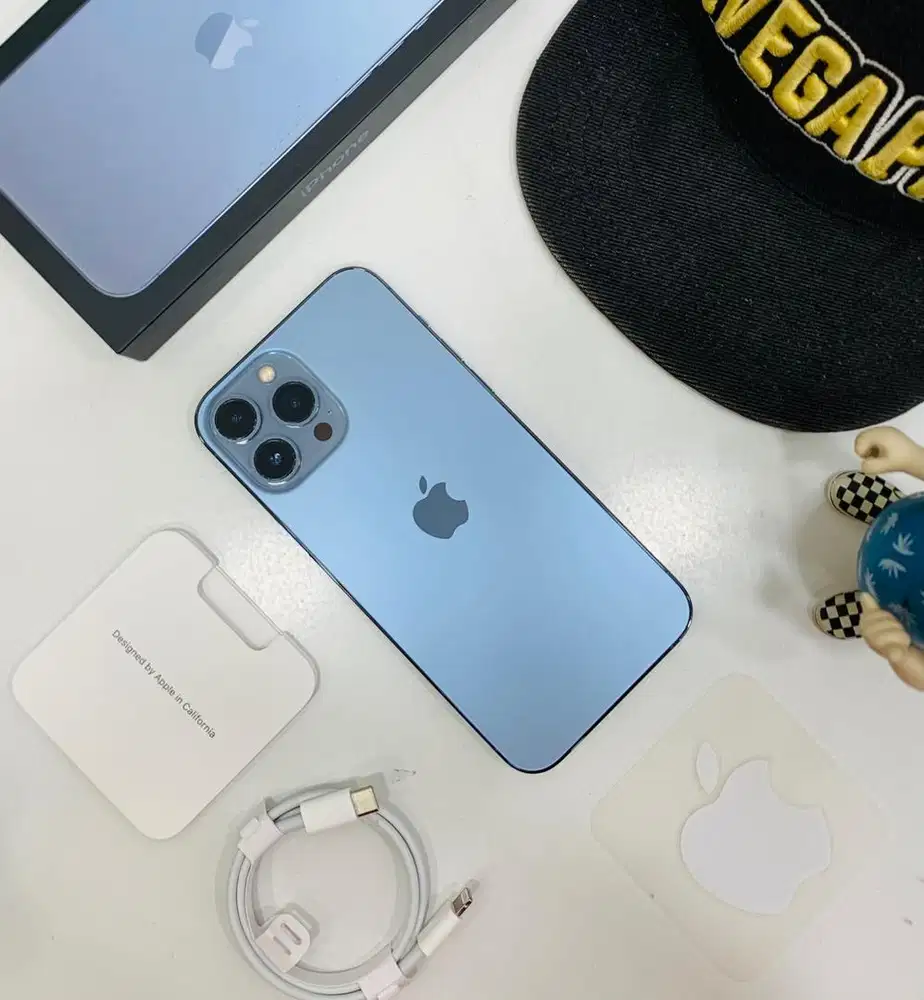 Second iphone 13 promax,sierra blue,512gb,all oprator