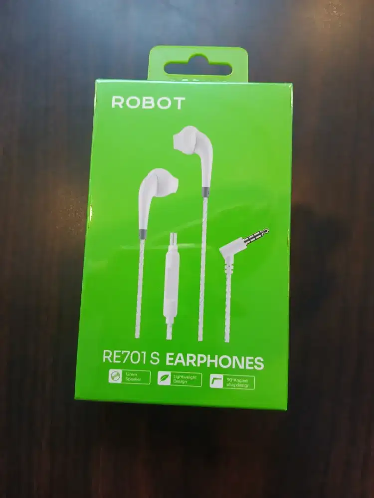 Robot RE701 S RE701S Headset Earphone Half Soft In-Ear Jack 3.5mm
