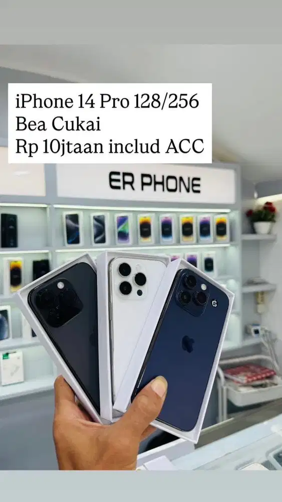 iPhone 14 Pro 128/256 Bea Cukai