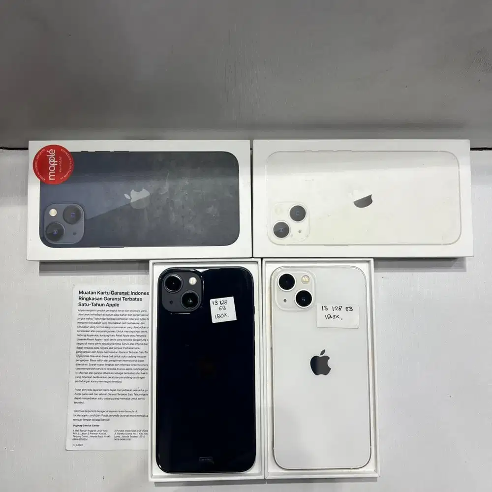 iphone 13 128gb ibox mulus like new bh real fullset original no minus
