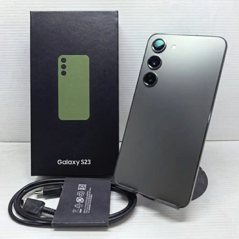 LIKE NEW! SAMSUNG GALAXY S23 5G 8/256 GREEN NO MINUS LENGKAP SEIN MULU