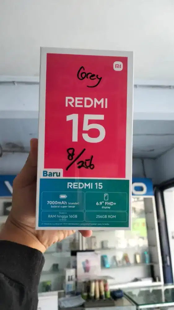 Xiaomi redmi 15 (8/256) new spesial promo