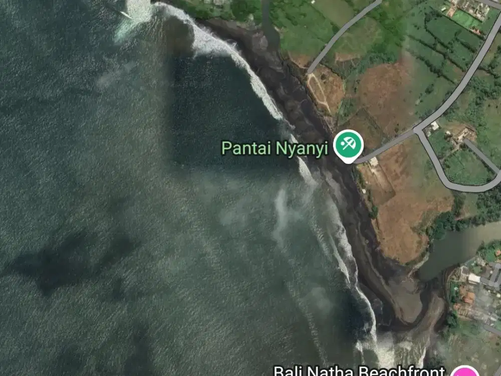DIJUAL TANAH MURAH DI PANTAI NYANYI DEKAT LUNA BEACH CLUB