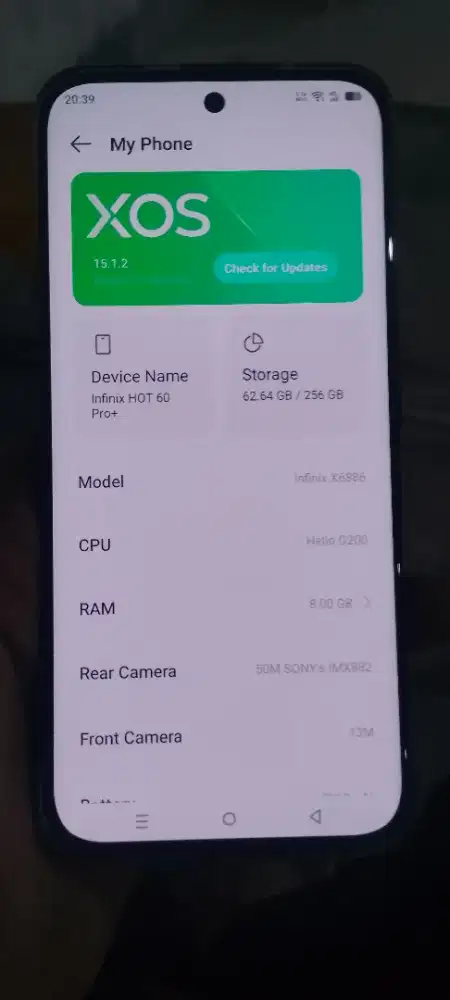 infinix hot 60 pro plis