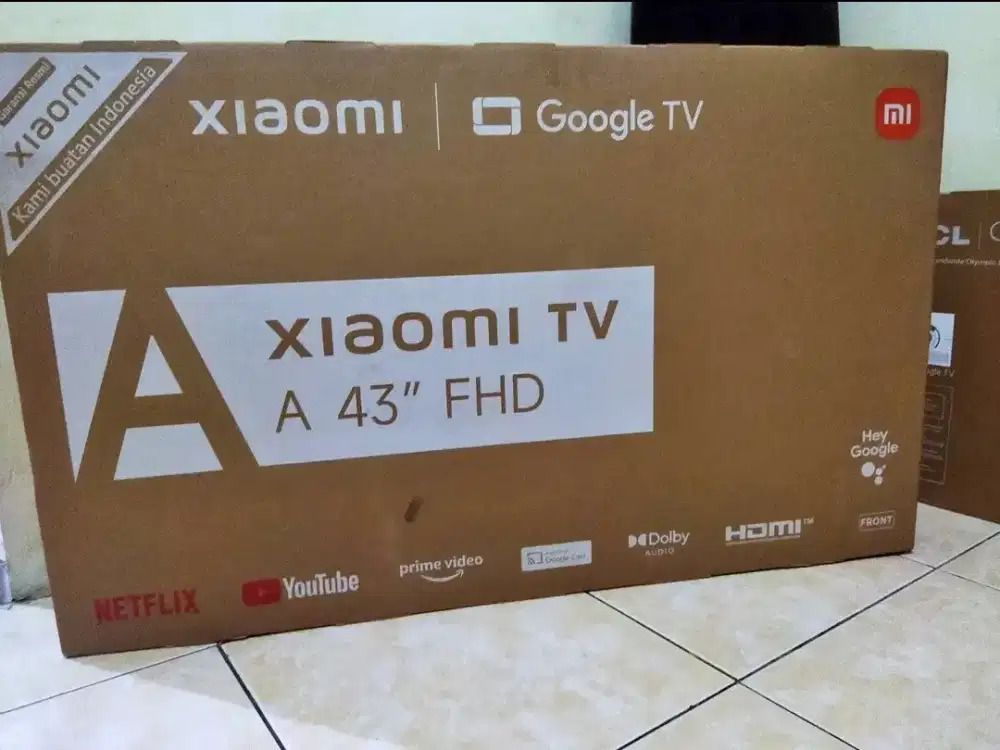 Tv xiaomi 43 google tv baru youtube netflix