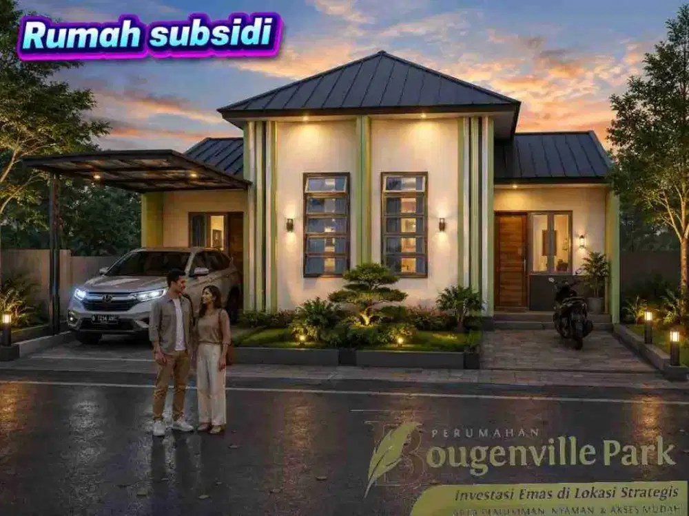 Dijual Terbaru Rumah Subsidi Ckuster Bougenville Park, Sukasejati, Setu, Bekasi