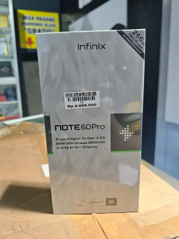 INFINIX NOTE 60 PRO 5G RAM 8/256GB ATLANTIS DAHSYAT