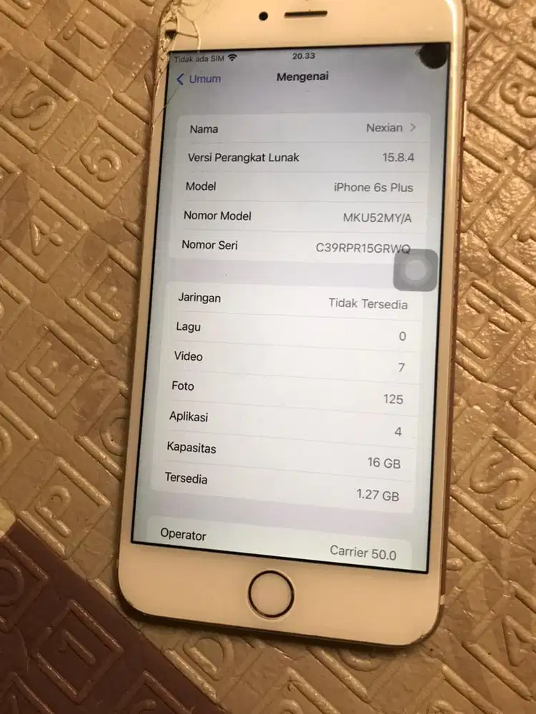 Iphone 6s plus 16gb second
