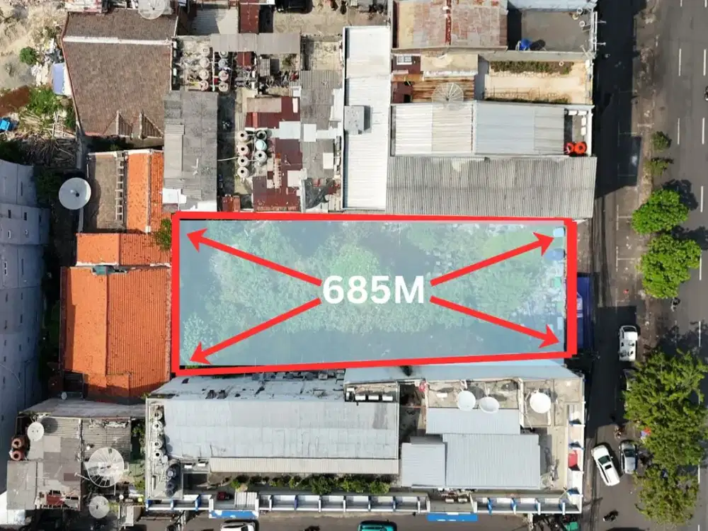 Dijual Tanah Kavling Luas 685 Meter di Mangga Besar Jakarta Barat
