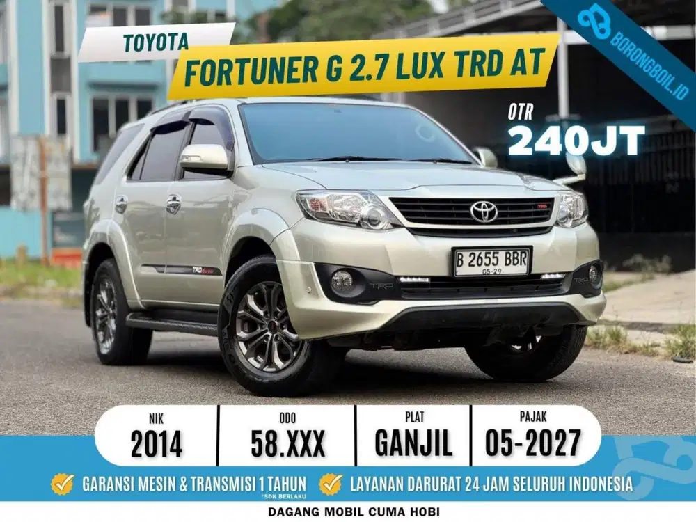 Fortuner G 2.7 Lux TRD 2014