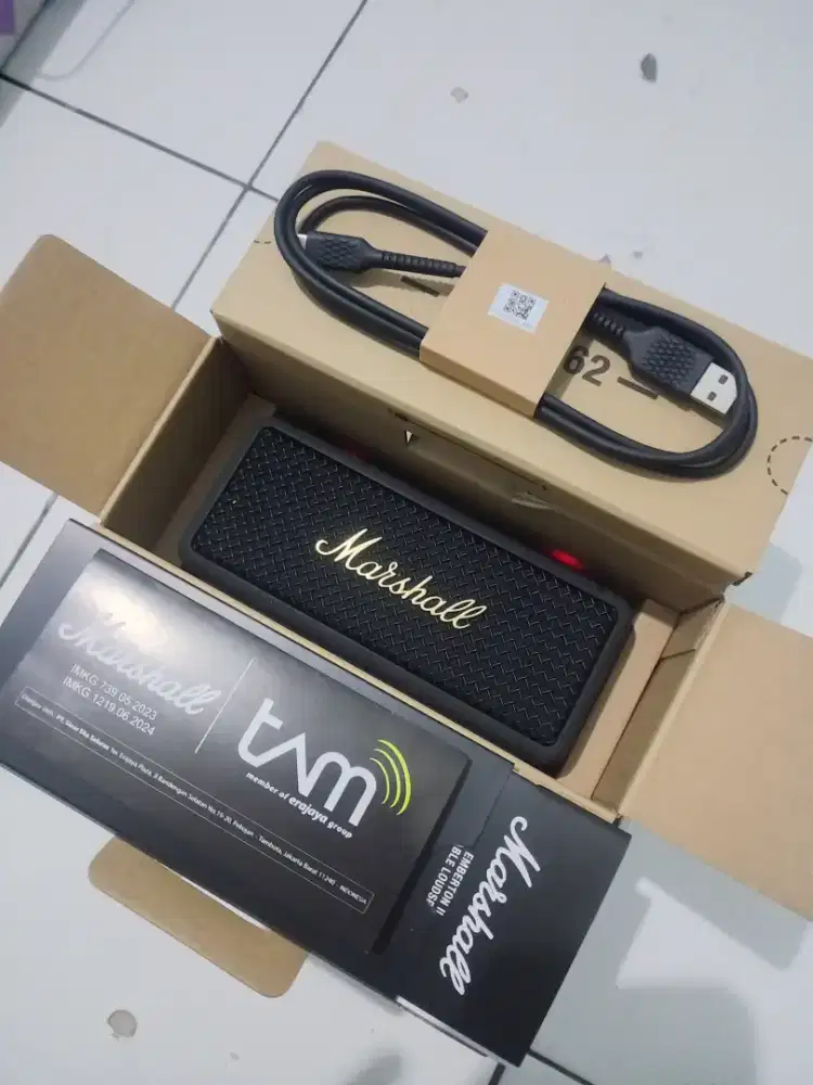 SPEAKER MARSHALL EMBERTON BLACK ORIGINAL