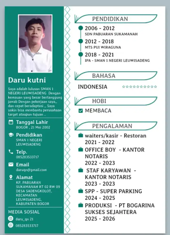 Mencari lowongan